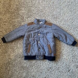 Koala Kids Fleece Lined Jacket Boys 3T Blue Gray